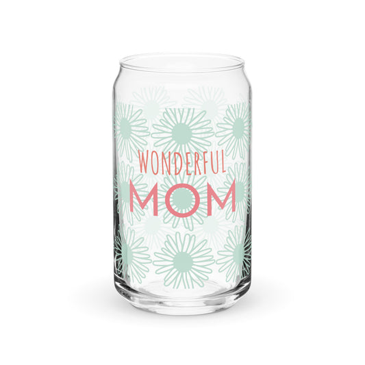 Wonderful Mom Glass