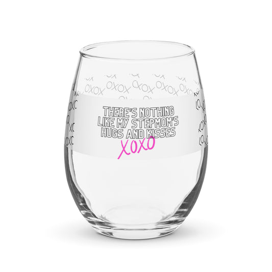 A Stepmom's Kiss Glass