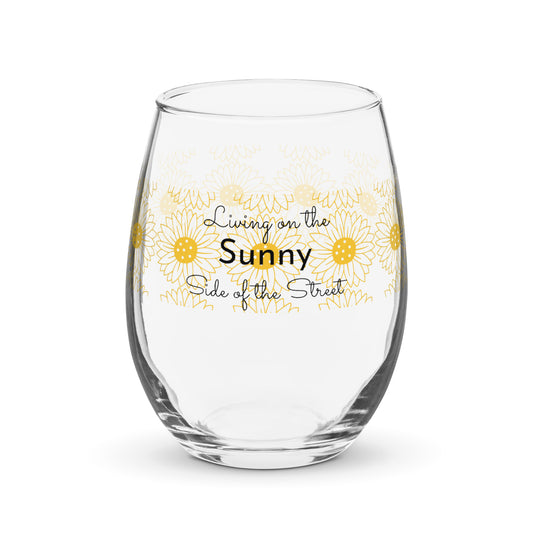 The Sunny Side of the Street Glass