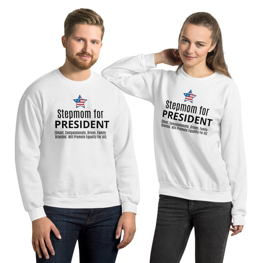 Stepmom for President Sweatshirt Star